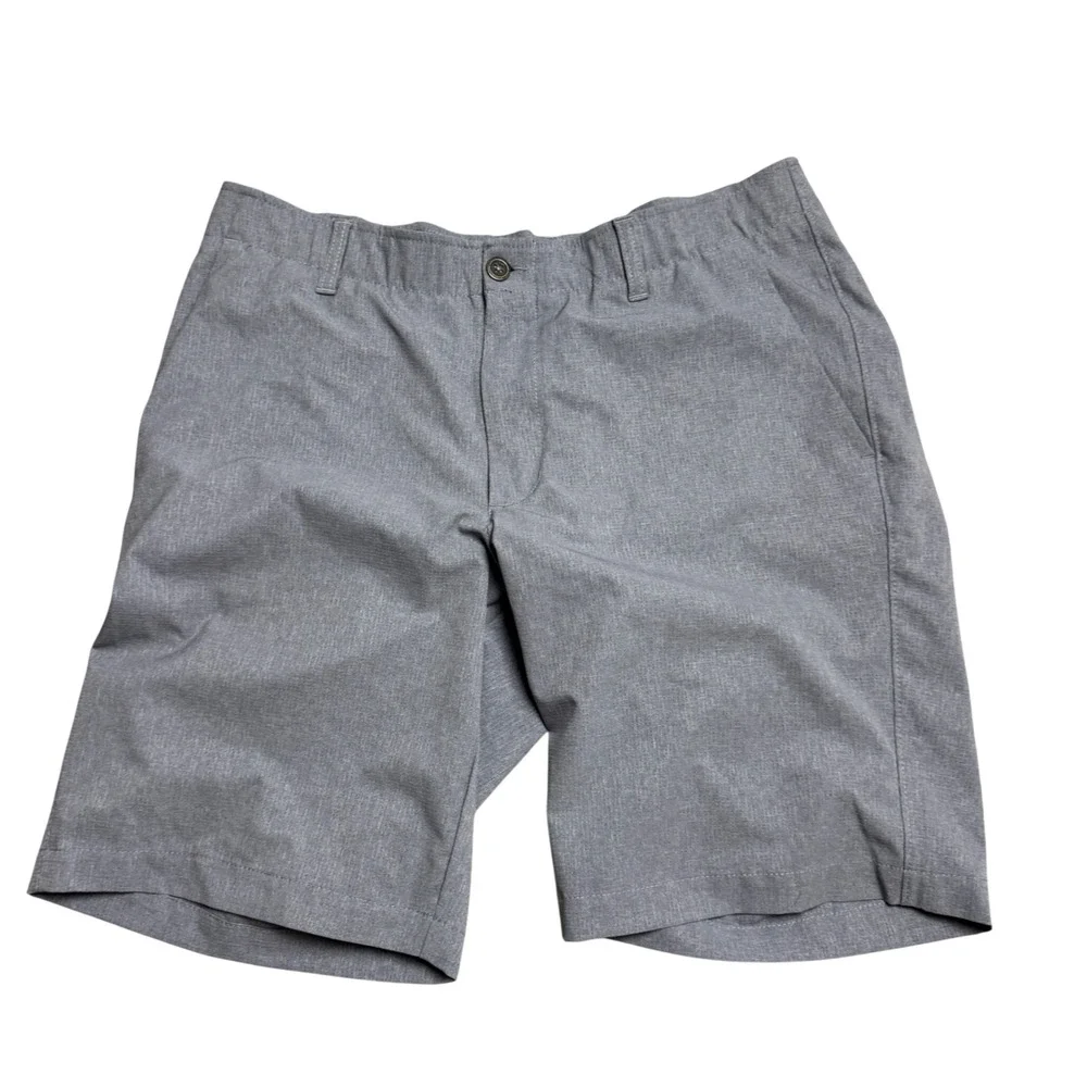 Under Armour HeatGear Mens Gray Golf Shorts Size 36‎ Performance Athletic
